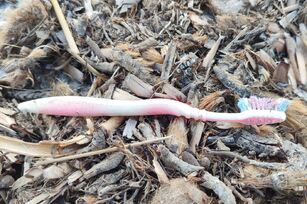 Cepillo de dientes rosa Colgate