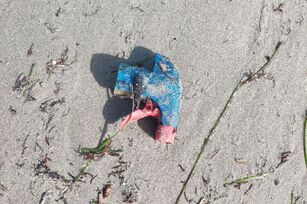 Pulverizador azul